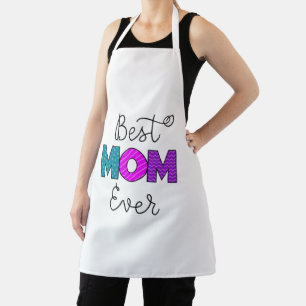 Tablier Meilleure maman jamais amusante Typographie