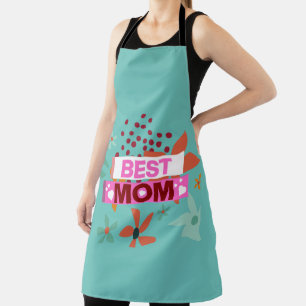 Tablier Meilleure Maman Joyeuse Fête des Mères