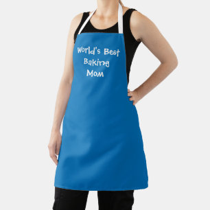 Tablier Meilleure maman pâtissière du monde French Blue 