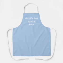 Tablier Meilleure maman pâtissière du monde French Blue Ap