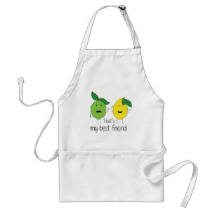 Tablier Meilleurs amis au citron et au citron BFF