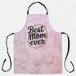 Tablier Meilleurs Cœurs Script Tendance Meilleure Maman Mo