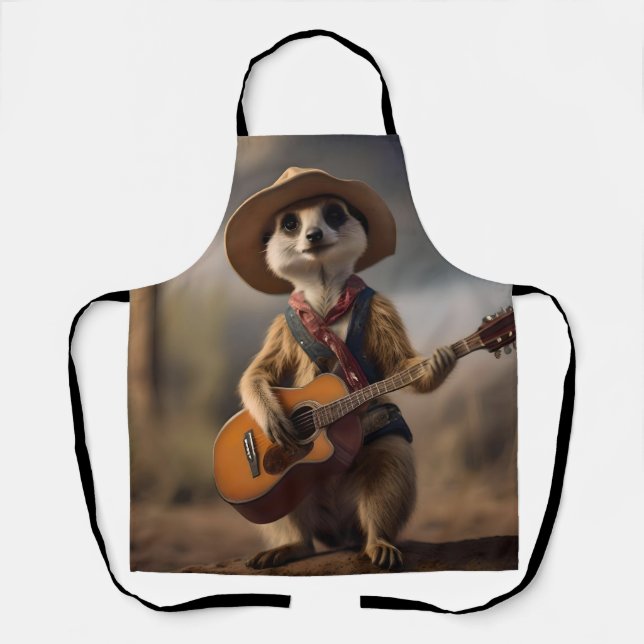Tablier Mélodies de la Savanna A Meerkat Guitar Serenade, (Recto)