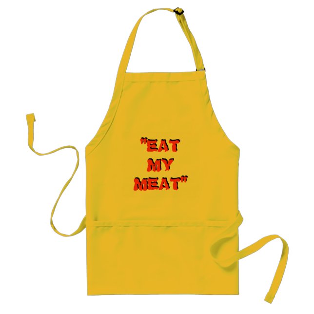 Tablier "MÈNER MA VIANDE" APRON seulement 19,95 $ (Devant)
