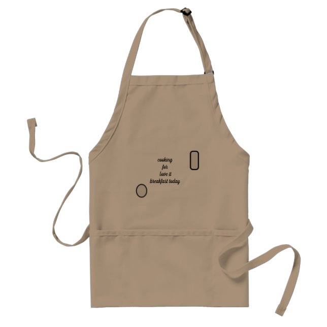 Tablier menu aujourd'hui pour chaque appron (Devant)