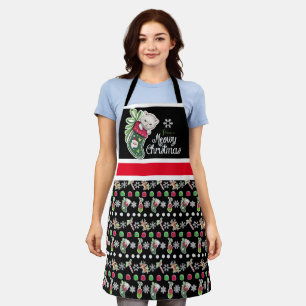Tablier Meowy Christmas Apron