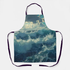 Tablier mer magnifique et vagues