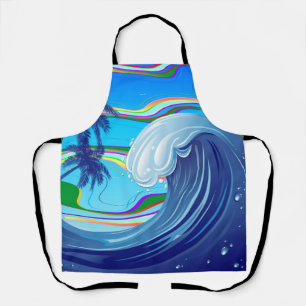 Tablier Mer Océan Grande Vague Eau