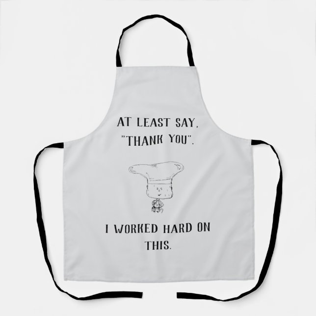 Tablier Merci Cook (Recto)