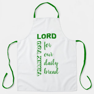Tablier MERCI LORD Notre pain quotidien Christian GREE