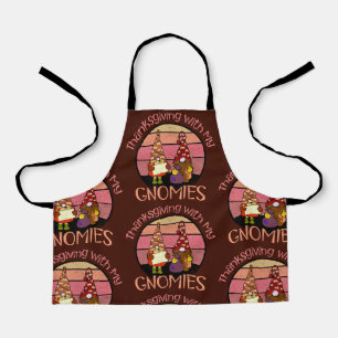 Tablier Merci Pour Mes Gnomies Drôle Thanksgiving Automne