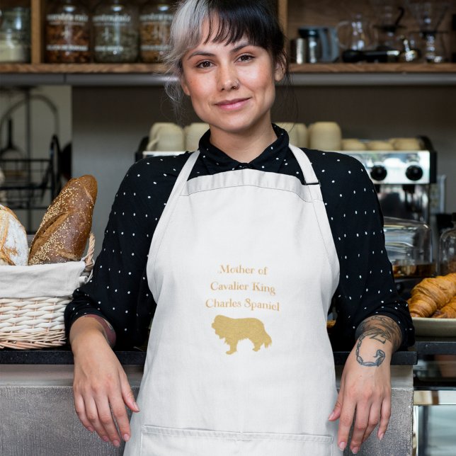 Tablier Mère Du Roi Cavalier Charles Spaniel Gold (Créateur téléchargé)