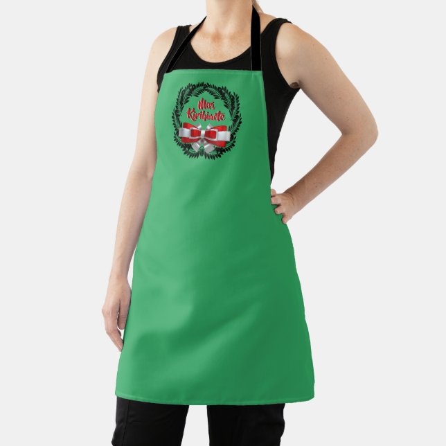 Tablier Meri Kirihimete Maori pour Joyeux Noël (Insitu)