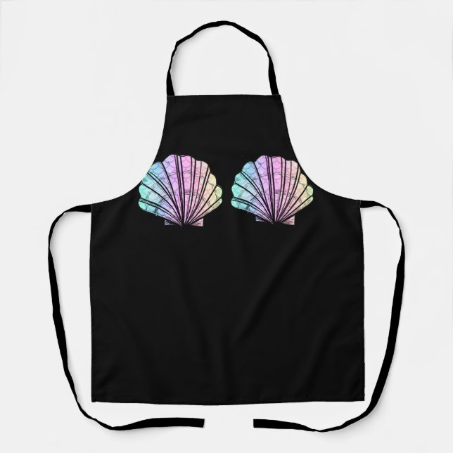 Tablier Mermaid Shell Bra Bikini Seashell Mermaid Bachelor (Recto)