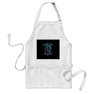 Tablier Mermaids Are Born en août Birthday
