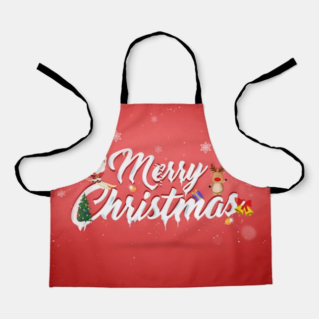 Tablier Merry christmas (Recto)