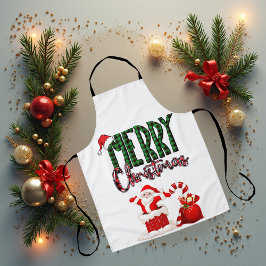 Tablier Merry Christmas by Santa - Apron