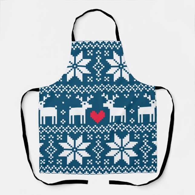 Tablier Merry Christmas pattern 2 (Recto)