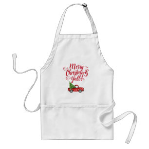 Tablier Merry Christmas Y'all Vintage