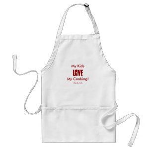 Tablier Mes enfants, AMOUR, ma cuisine ! , (ils font aussi