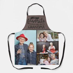 Tablier Mes gens préférés m'appellent grand-mère 4 photo c