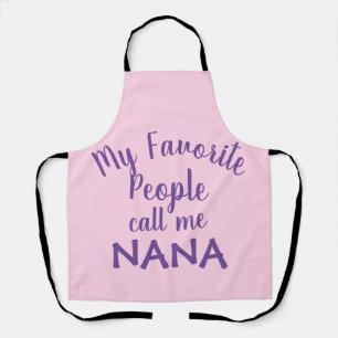 Tablier Mes gens préférés m'appellent Nana