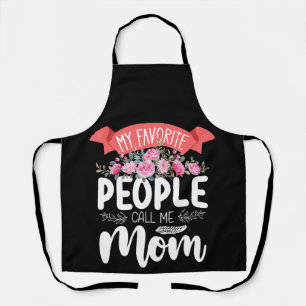 Tablier Mes personnes préférées m'appellent Maman Fête des