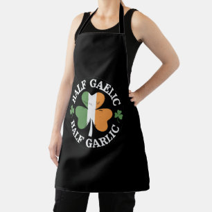 Tablier Mi-Gaélique Mi-Ail Irlandais Italien St-Patrick