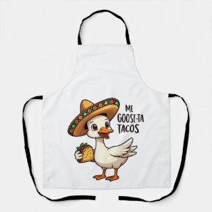 Tablier Mi Goose ta tacos Drôle Mexicain Taco Amateurs
