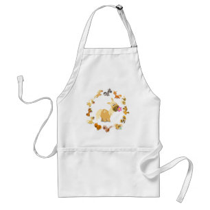 Tablier mignon de cuisine de mandala de poneys de