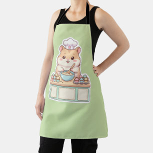 Tablier Mignon Kawaii Hamster Chef Cuisinier Cupcakes Past