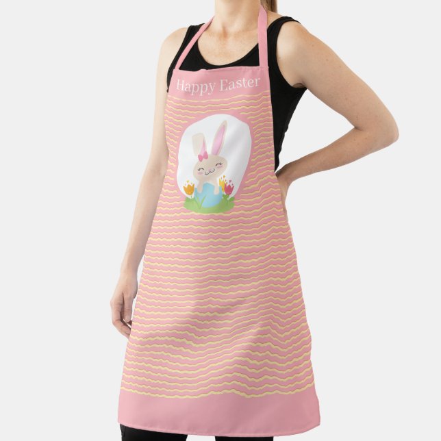 Tablier mignon lapin de Pâques Cuisine de vacances (Insitu)
