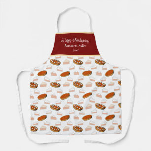 Tablier Mignonette Citrouille Pies Motif Thanksgiving Girl