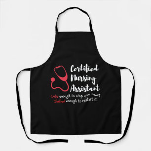 Tablier Mignonne Compétente CNA Certified Nursing Assistan