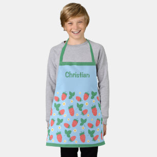 Tablier Mini Strawberry Blossom personnalisable