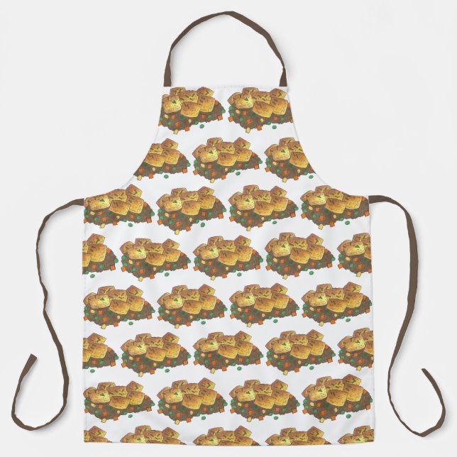 Tablier Minnesota Midwestern Hot Plat Tater Tot Casserole (Recto)