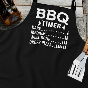 Tablier Minuteur de BBQ drôle 