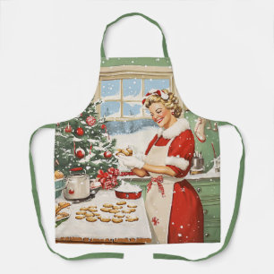 Tablier Mme Claus Plaisir De La Cuisine De Vacances