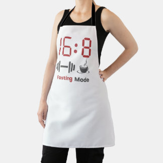 Tablier Mode de jeûne 16:8 Préparation de repas Jeûne inte