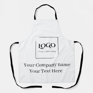 Tablier Modèle de logo personnalisé élégant