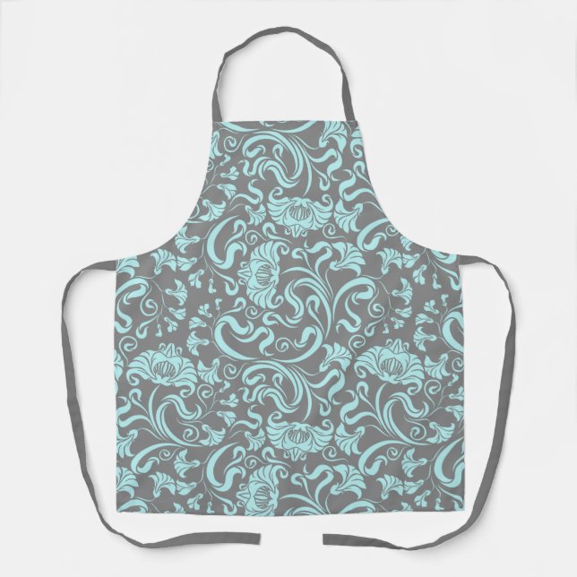 Tablier Modèle Floral/Damask (Recto)