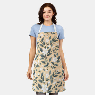 Tablier Modèle floral de Jasmin délicat