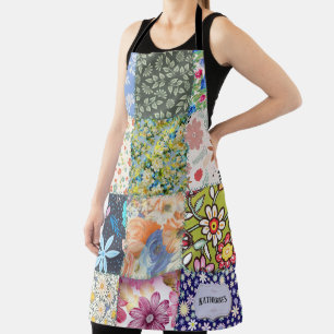 Tablier Modèle floral mou Pattern Quilt de travail personn