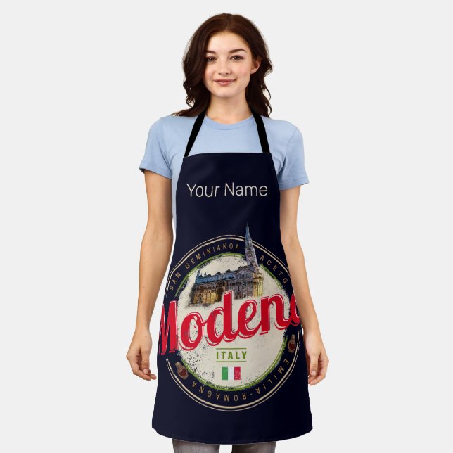 Tablier Modena Emilia Romagna Balsamique Italie Souvenir (Porté)