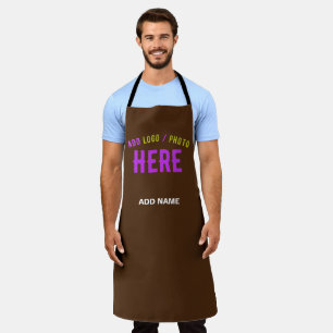 TABLIER MODERNE ET MODERNE PERSONNALISABLE BROWN VÉRIFIÉ