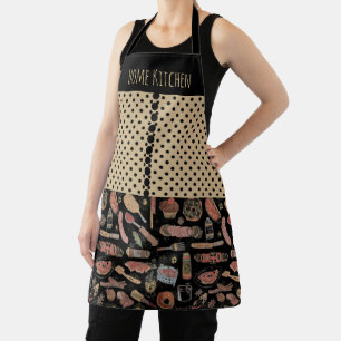 Tablier Moderne, Fête des Mères, Cuisine Maison, À pois, M