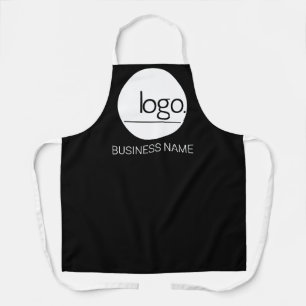 TABLIER MODERNE MONOCHROME MARQUE D'AFFAIRES UNIFORME NOM