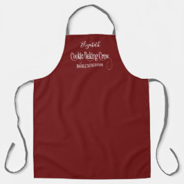 Tablier Moderne Simple Rouge Cute Drôle Cuisine Cuisine Bi