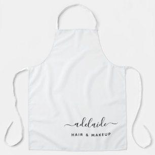 Tablier Moderne White Hair Stlist Maquillage Artiste Salon