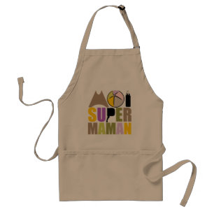 Tablier Moi Super Maman - Logo Nature